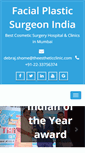 Mobile Screenshot of facialplasticsurgeonindia.com